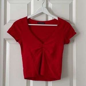 Brandy Melville Red Gina Top